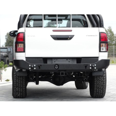 REAR BUMPER SHORT SIDES (WITH TOW BAR) TOYOTA HILUX REVO 16-19