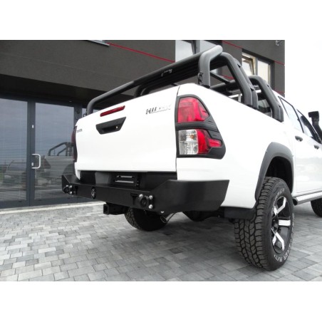 REAR BUMPER SHORT SIDES (WITH TOW BAR) TOYOTA HILUX REVO 16-19