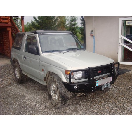 FRONT BUMPER  MITSUBISHI PAJERO II 91-99 PLASTIC FENDER FLARES