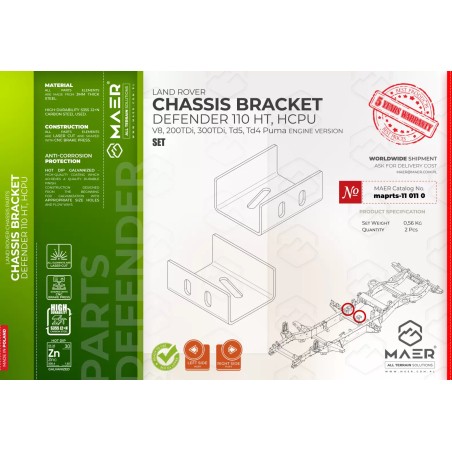 Chassis Bracket Land Rover Defender 110 HT/HCPU