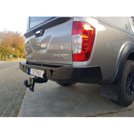 REAR BUMPER WITH TOW BAR SHORT SIDES NISSAN NAVARA D23 2014-