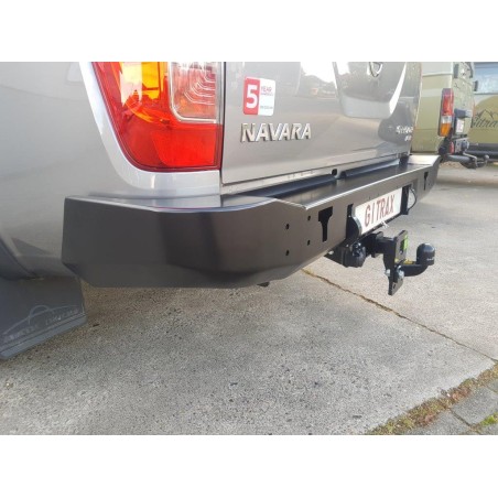 REAR BUMPER WITH TOW BAR SHORT SIDES NISSAN NAVARA D23 2014-