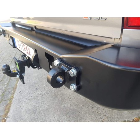 REAR BUMPER WITH TOW BAR SHORT SIDES NISSAN NAVARA D23 2014-