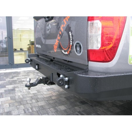 REAR BUMPER WITH TOW BAR LONG SIDES NISSAN NAVARA D23 2014-