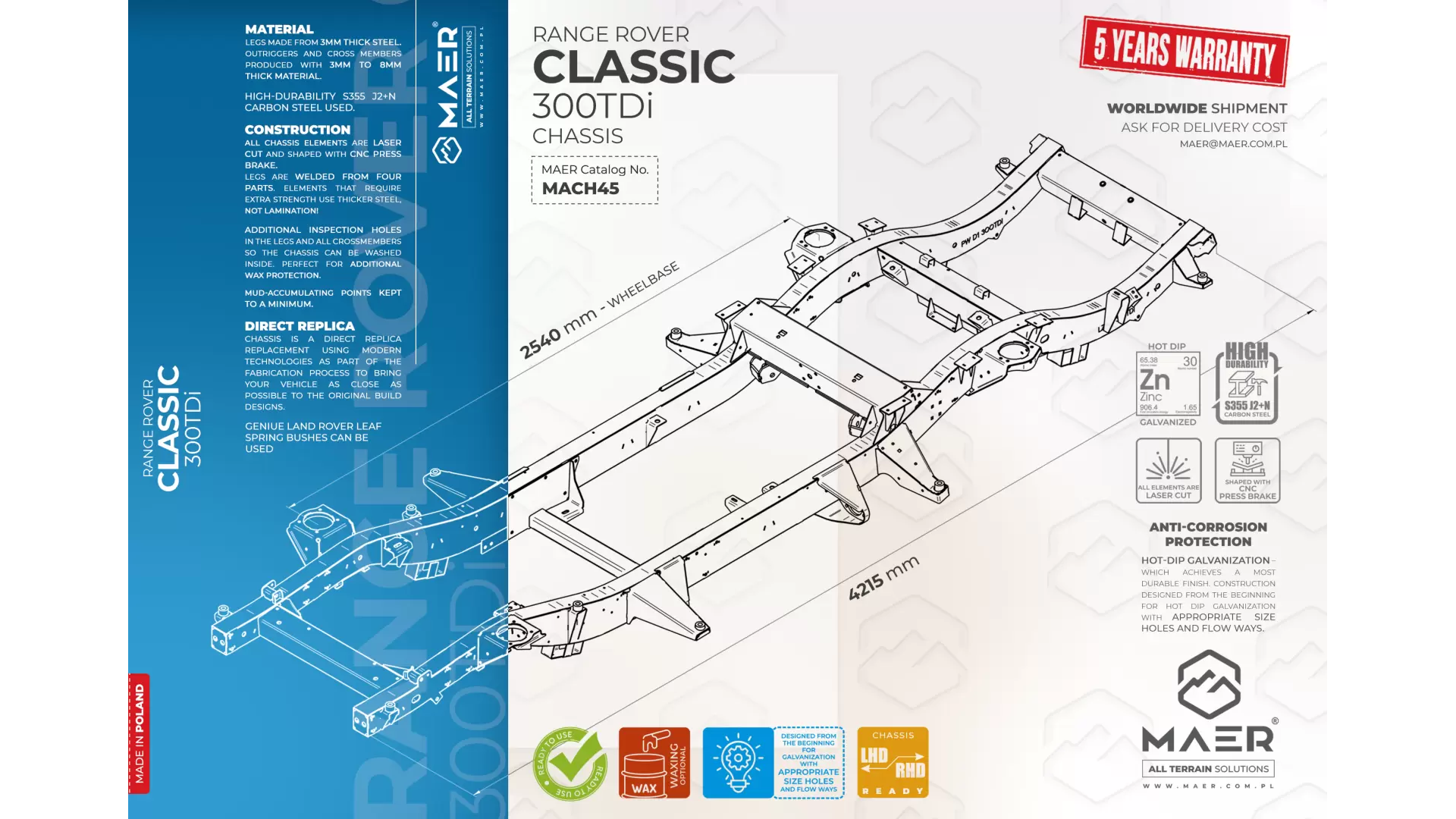 Range Rover Classic Chassis