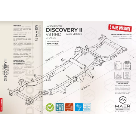 Land Rover Discovery II Chassis