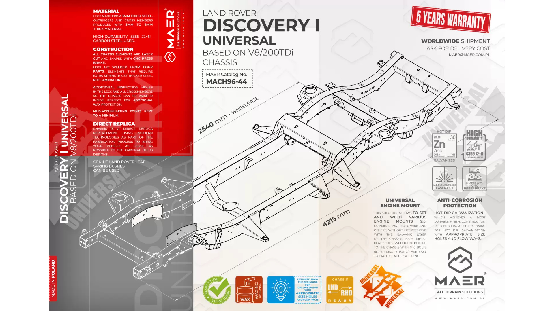 Land Rover Discovery I Chassis