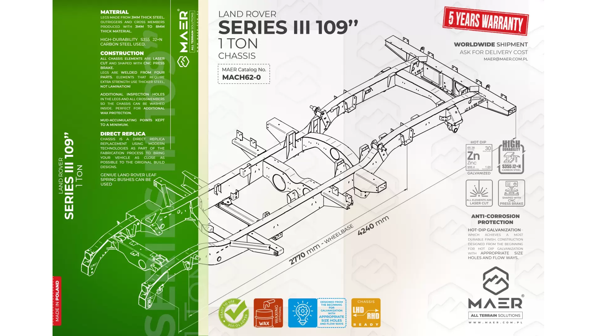 Land Rover Series III 109 1TON