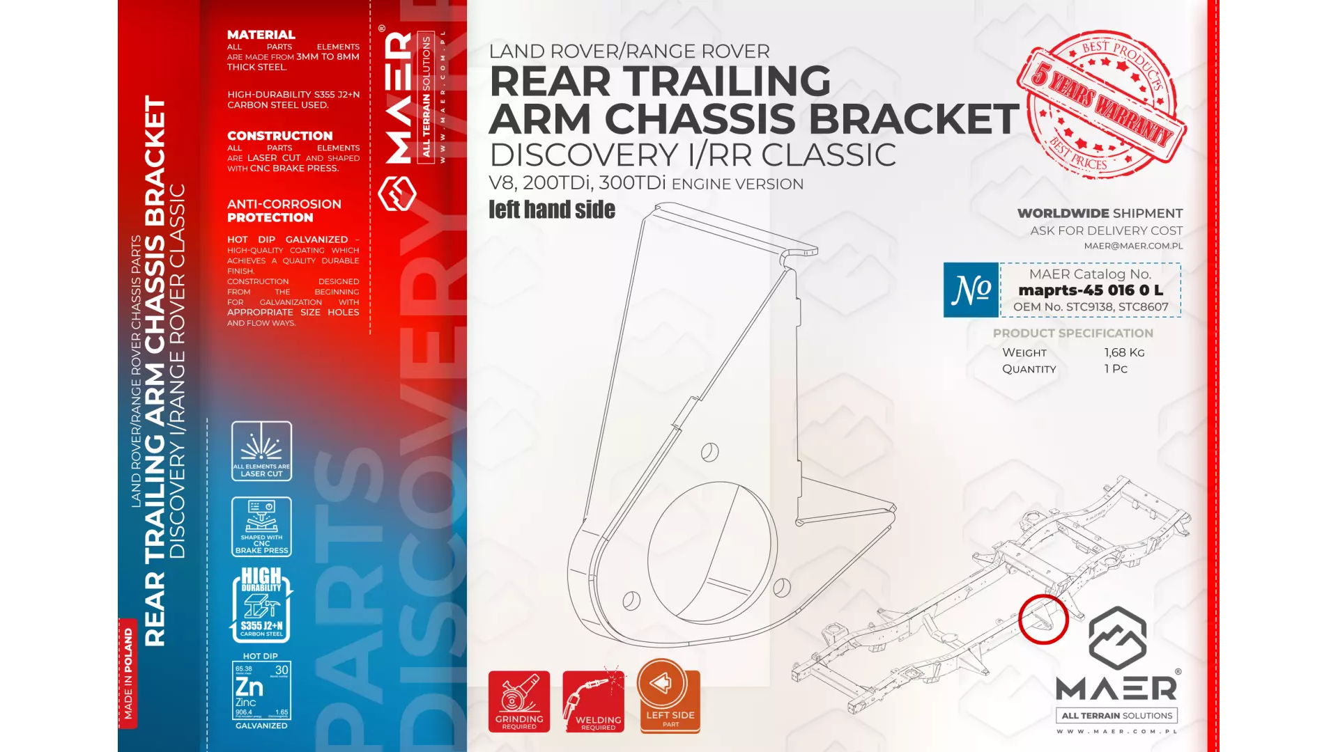 Rear Trailing Arm Chassis...